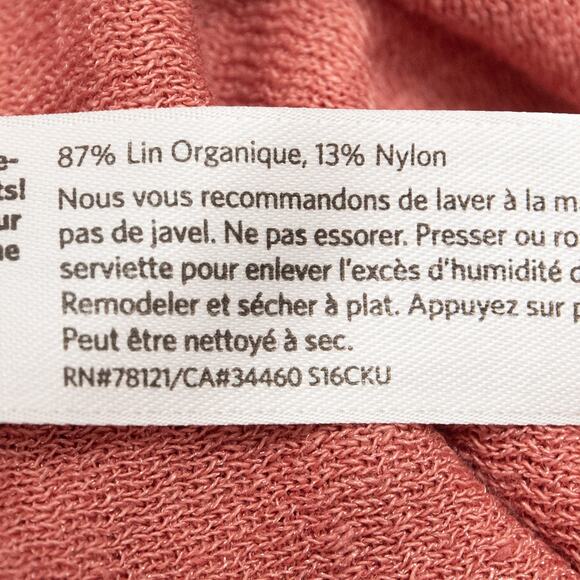 Eileen Fisher Lightweight Open Front Linen Blend Cardigan Size Small - Picture 7 of 9